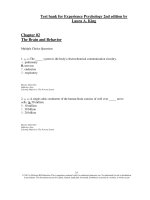 download test bank for experience psychology 2nd edition by king 