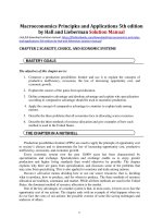 Macroeconomics principles and applications 5th edition by hall and lieberman solution manual 