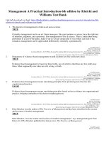 Management a practical introduction 6th edition by kinicki and williams test bank 