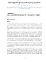 Solutions manual for accounting text and cases 13th edition by anthony hawkins and merchant 