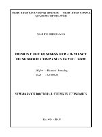 Nâng cao hiệu quả kinh doanh của các doanh nghiệp thủy sản ở việt nam tt tiếng anh 