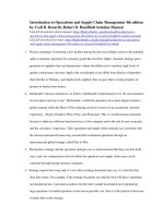 Introduction to operations and supply chain management 4th edition by bozarth handfield solution manual 