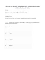 Test bank for advanced practice nursing in the care of older adults 1st edition by malone download 