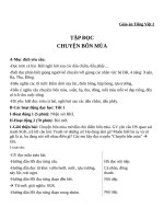 Giáo án Tiếng Việt 2 tuần 19 bài: Tập đọc  Chuyện bốn mùa