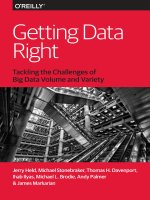 getting data right tacking the challenges of big data volume and variety 