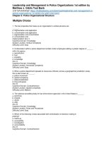 Leadership and management in police organizations 1st edition by giblin test bank 