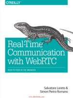 Real time communication with WebRTC  peer to peer in the browser 