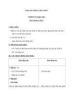 Giáo án Tiếng Việt 2 tuần 20 bài: Chính tả (Nghe  viết): Mưa bóng mây. Phân biệt SX, IÊTIÊC