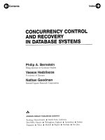 Concurrency control and recovery in database systems 