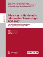 Advances in multimedia information processing   PCM 2017 part i 