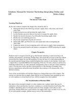 Download full solutions manual internet marketing integrating online offline strategies 3rd edition roberts 