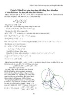 Ứng dụng bất đẳng thức hình học