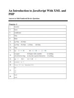 link full download solution manual for introduction to javascript programming with XML and PHP 