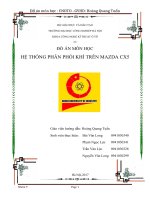 đồ án hệ thống phân phối khĩ CX5