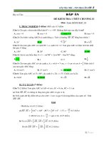 ĐÁP án đề 1   KIỂM TRA 1 TIẾT CHƯƠNG II   TOÁN HÌNH 10