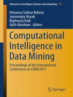 Computational intelligence in data mining 