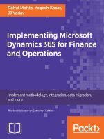 Implementing microsoft dynamics 365 for finance and operations 