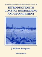 Introduction to coastal engineering and management advanced series on ocean engineering  j william kamphuis