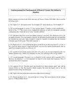 Solution manual for fundamentals of electric circuits 3th edition by matthew download 