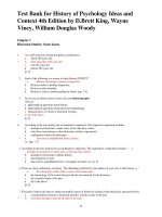 link full download test bank for history of psychology ideas and context 4th edition by king wayne viney and william douglas woody 