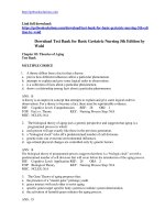 Download test bank for basic geriatric nursing 5th edition by wold 