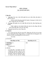 Giáo án Tiếng Việt 2 tuần 19 bài: Tập đọc  Chuyện bốn mùa