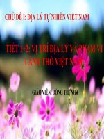 BỒI DƯỠNG HSG  CHUYÊN ĐỀ VỊ TRÍ ĐỊA LÝ VÀ PHẠM VI LÃNH THỔ