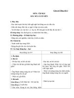 Giáo án Tiếng Việt 2 tuần 20 bài: Tập đọc  Mùa xuân đến