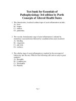 link full download test bank essentials of pathophysiology 3rd edition by porth concepts of altered health states 