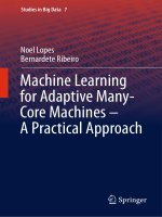 Machine learning for adaptive many core machines   a practical approach (studies in big data) 2015th edition  