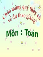 Giáo án điện tử bảng nhân 4 lớp 2