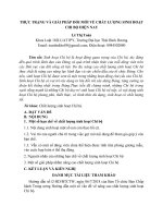 Lê Thị Toán-Lớp LuậtK2018 Phú Yên-Thực trạng và giải pháp đổi mới về chất lượng sinh hoạt chi bộ hiện nay