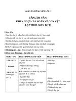 Giáo án Tiếng Việt 2 tuần 16 bài: Tập làm văn  Khen ngợi. Kể ngắn về con vật. Lập thời gian biểu