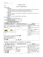 Giáo án hình học 10 cơ bản soạn theo phương pháp mới của bộ giáo dục