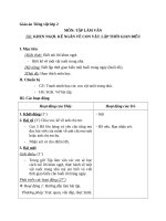 Giáo án Tiếng Việt 2 tuần 16 bài: Tập làm văn  Khen ngợi. Kể ngắn về con vật. Lập thời gian biểu