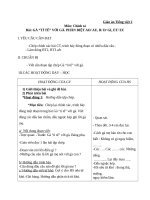 Giáo án Tiếng Việt 2 tuần 17 bài: Chính tả  Tập chép: Gà tỉ tê với gà. Phân biệt AOAU, RDGI, ETEC