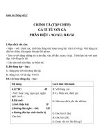 Giáo án Tiếng Việt 2 tuần 17 bài: Chính tả  Tập chép: Gà tỉ tê với gà. Phân biệt AOAU, RDGI, ETEC