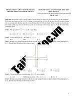 Chuyên hưng yên 2019   lần 2   có lời giải 