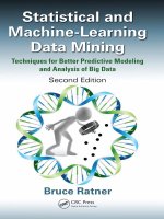 Statistical machine learning data mining techniques 6532 