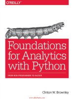 Foundations for analytics with python  from non programmer to hacker 