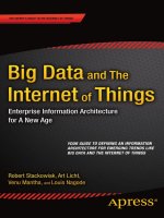Big data and the internet of things  enterprise information architecture for a new age 