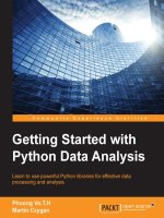 Getting started with python data analysis  learn to use powerful python libraries for effective data processing and analysis 