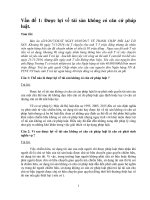 Bài tập tháng môn luật dân sự 2