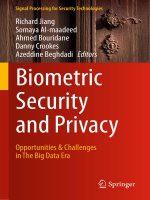 Biometric security privacy opportunities technologies 5968 