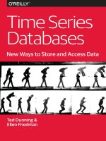 Time series databases  new ways to store and access data 