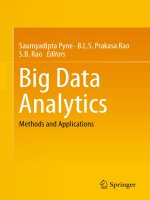 Big data analytics   methods and applications 