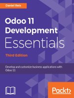 Odoo 11 development essentials  develop and customize business applications with odoo 11 3rd edition 