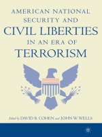 American national security and civil liberties in an era of terrorism 