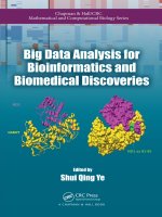Big data analysis for bioinformatics and biomedical discoveries 