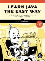 Learn java the easy way  a hands on introduction to programming covers java 8 and 9 